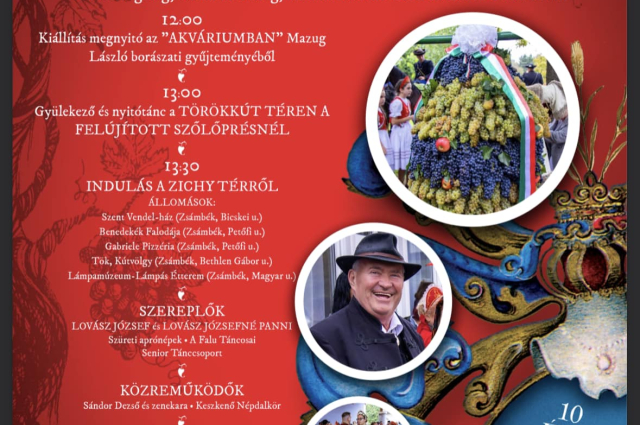 Zsámbéki szüreti és lovas felvonulás - szeptember 23. szombat